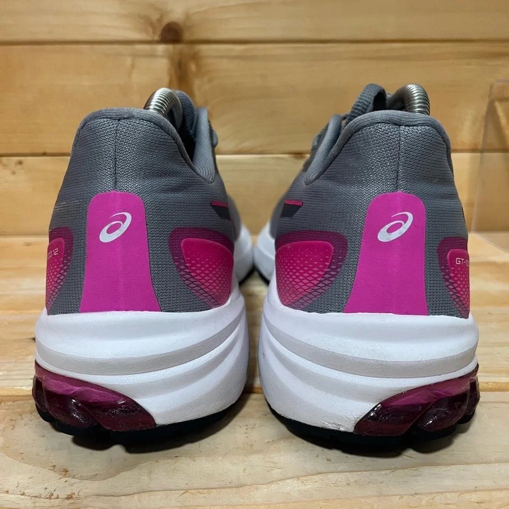 Asics GT-1000 12 Grey Pink Athletic shoes - 1012B450 - Womens size 10 - Picture 5 of 9
